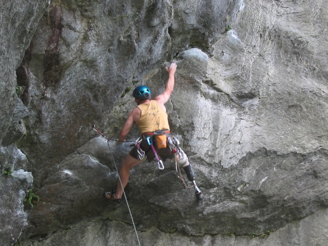 Sesion de escalada
